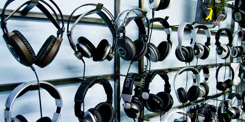 Different types of headphones