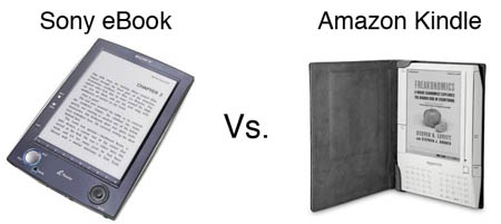 Sony eBook Vs. Amazon Kindle